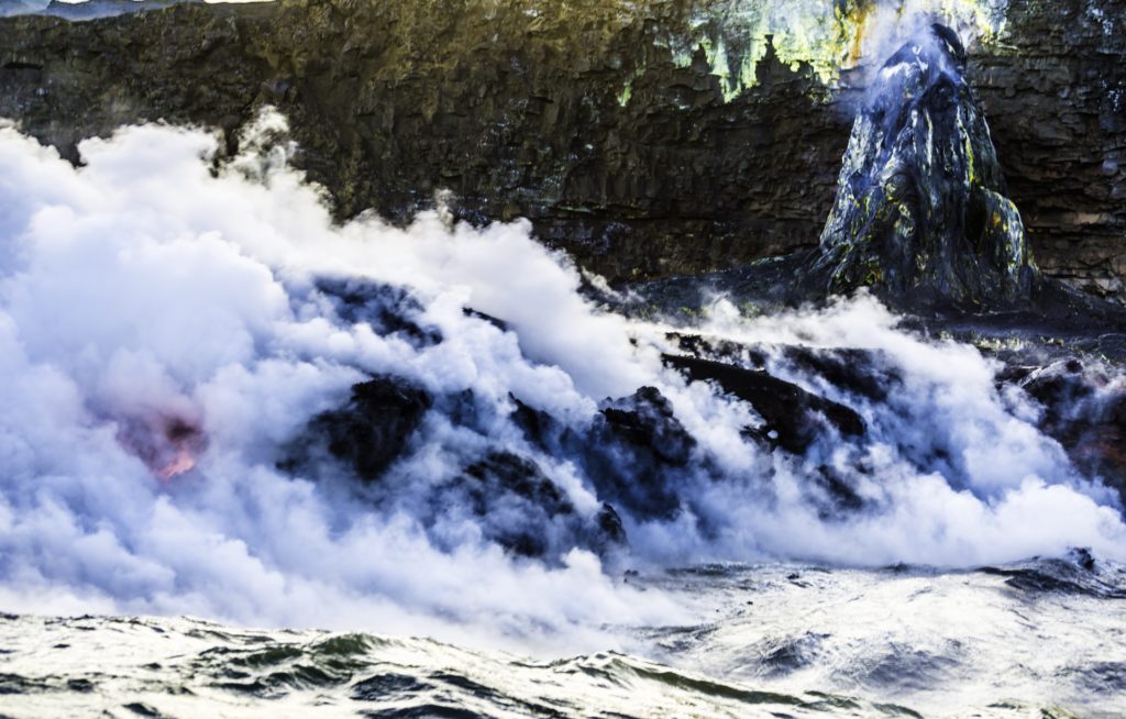 A truly wild landscape near Kalapana, west coast of Hawai'i