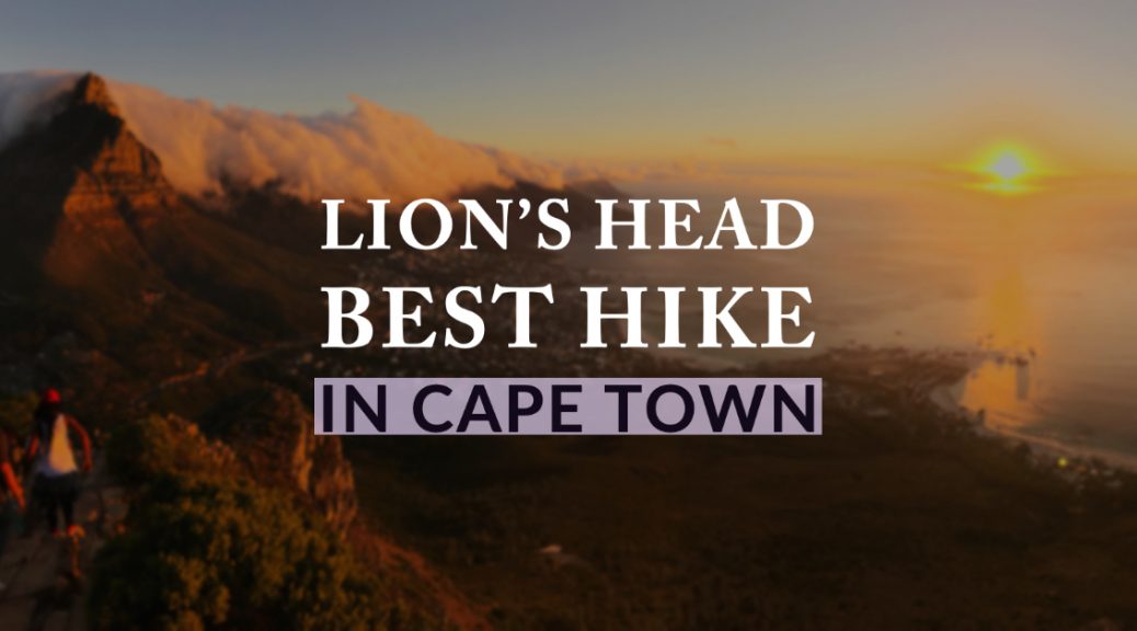 All you need to know about the best hike in Cape Town - Lion's Head. How to hike, how much time does it take