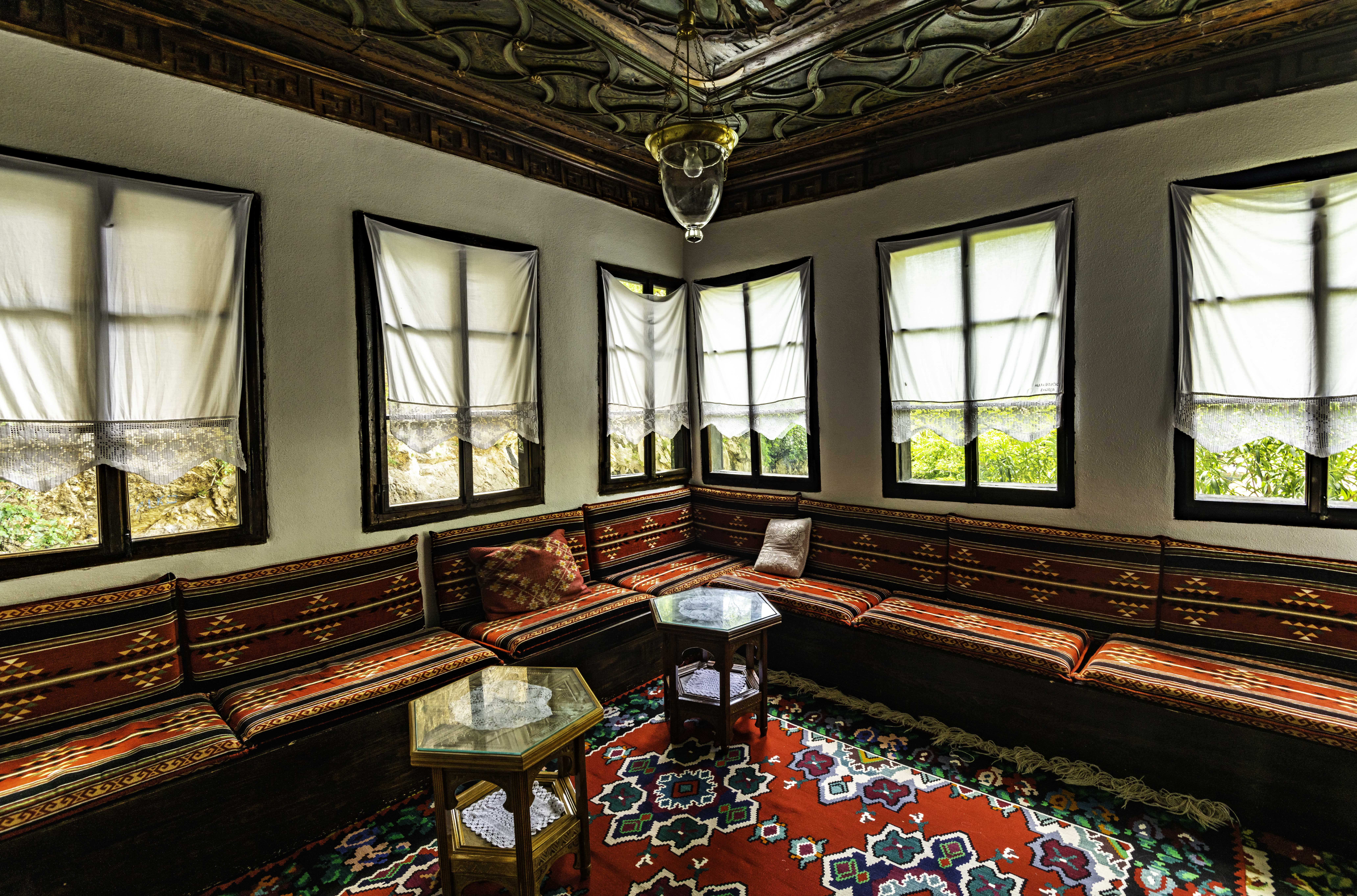 Inside Blagaj Tekke monastery near Mostar